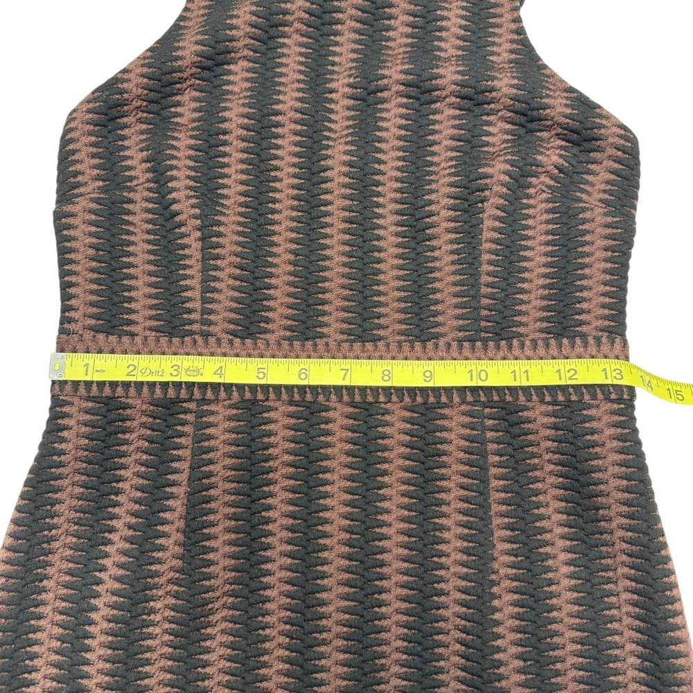 Anthropologie Maeve Meridian Sheath Midi Dress Size S Brown Knit Bodycon Preppy - Picture 12 of 14